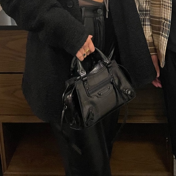 Neo Classic City Bag Crocodile Embossed Leather Mini - Picture 2 of 11